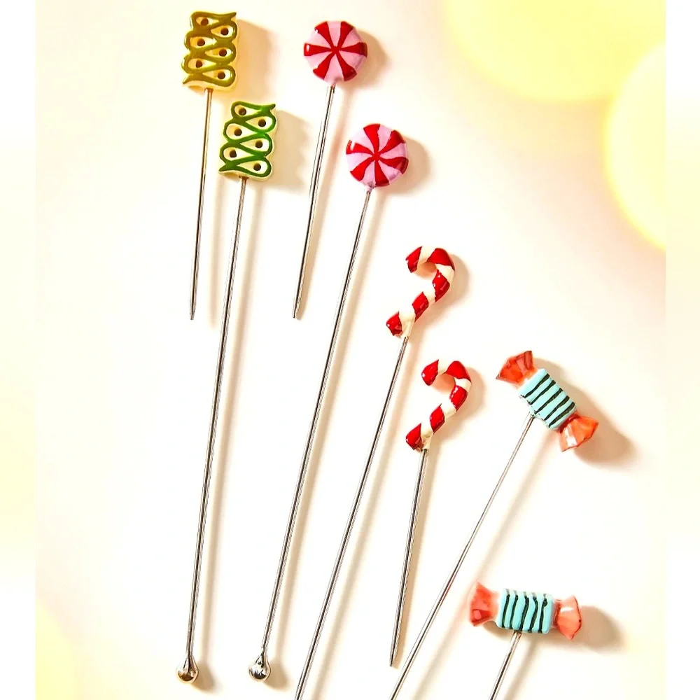 8 piece Bon Bon cocktail stirrers & picks set